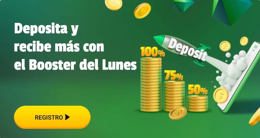 Booster de Lunes bono por depósito en Brazino777