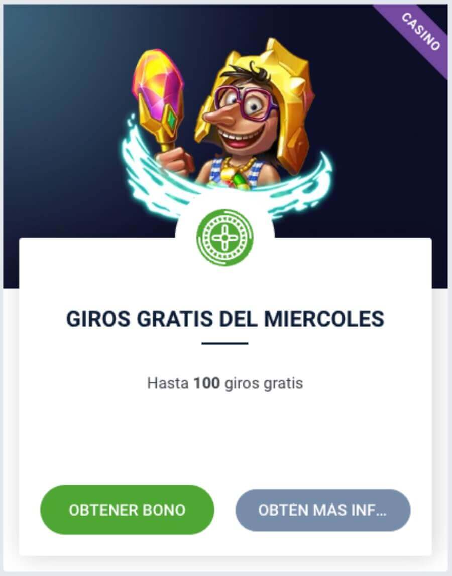 Giros gratis de miércoles en 20Bet 