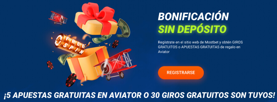 Mostbet casino con bono sin deposito 5 apuestas gratuitas en Aviator o 30 giros gratis