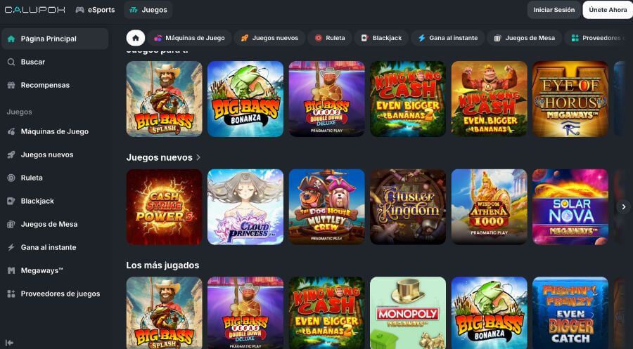 Nuevos casinos online en México - Calupoh