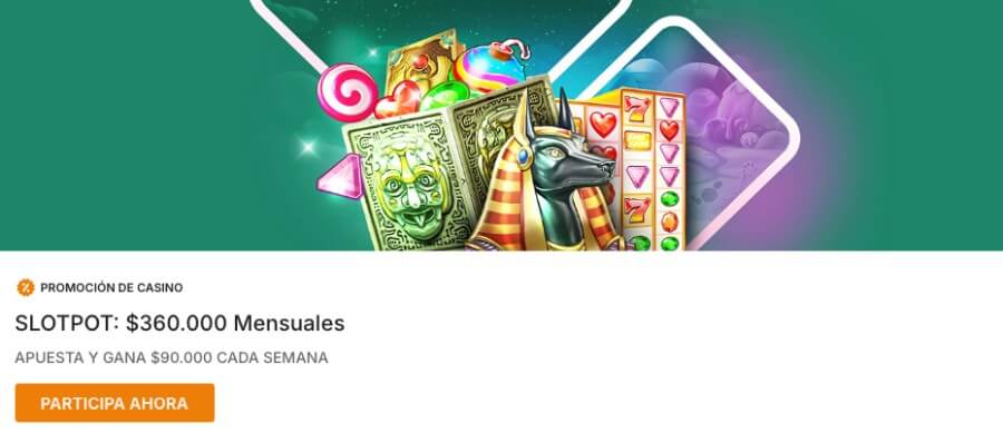 Slotpot en Rivalo casino. Se reparten 360.000 MXN mensuales